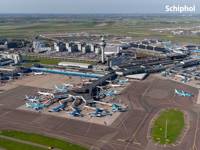 Aeropuerto Schiphol de Ámsterdam.