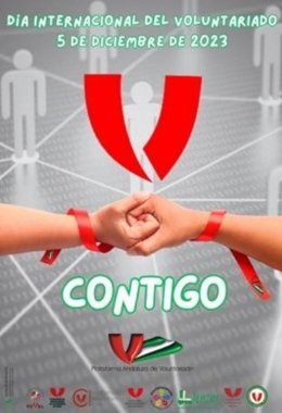 Cartel Día Internacional del Voluntariado.