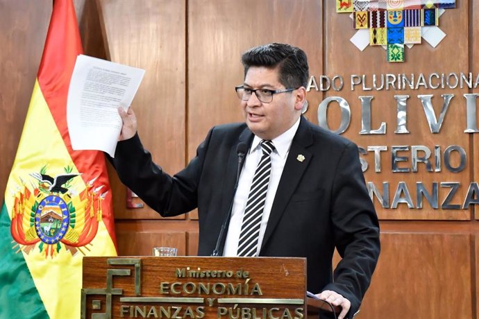 Archivo - El ministro de Economía y Finanzas de Bolivia, Marcelo Montenegro