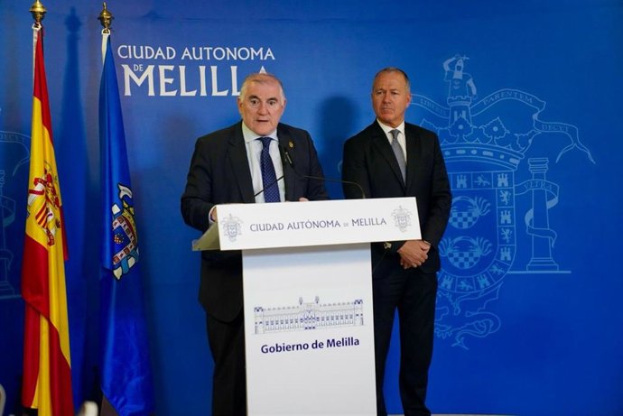El vicepresidente de Gestión Económica Administrativa de la Diputación de Málaga, Manuel Marmolejo, ha mantenido una reunión de trabajo con el vicepresidente primero de la Ciudad Autónoma de Melilla, Miguel Marín.