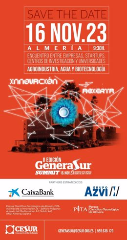La innovación en el sector agro se dará cita en Almería el próximo día 16 con la II edición del Summit de Cesur
