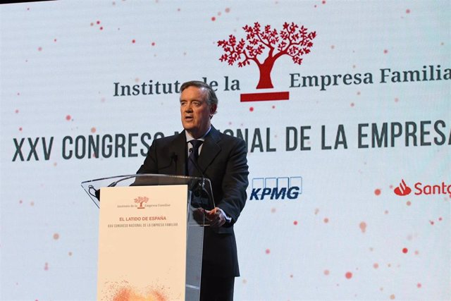 Archivo - El presidente del Instituto de la Empresa Familiar (IEF), Andrés Sendagorta