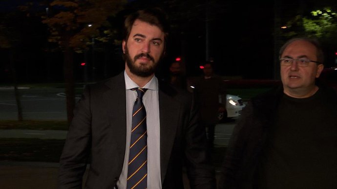 El vicepresidente de la Junta, Juan Gracía-Gallardo, antes de clausurar la gala de entrega de los XI Premios Pódium del Deporte de Castilla y León