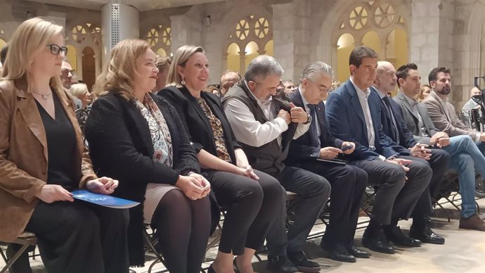 La consejera de Familia e Igualdad de Oportunidades, Isabel Blanco, que ha inaugurado la XVII Gala anual de premios de la Asociación Síndrome Down de Burgos