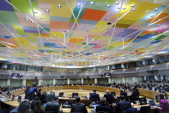 HANDOUT - 14 November 2023, Belgium, Brussels: Josep Borrell, High Representative of the European Union for Foreign Affairs and Security Policy, opens an EU Defence Council meeting. Photo: Alexandros Michailidis/European Council/dpa - ATTENTION: editorial