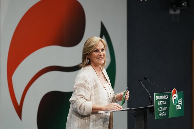Archivo - La presidenta del Bizkai Buru Batzar de EAJ-PNV, Itxaso Atutxa.