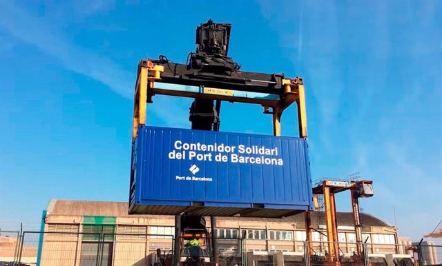 El 'Contenidor Solidari' del Port de Barcelona