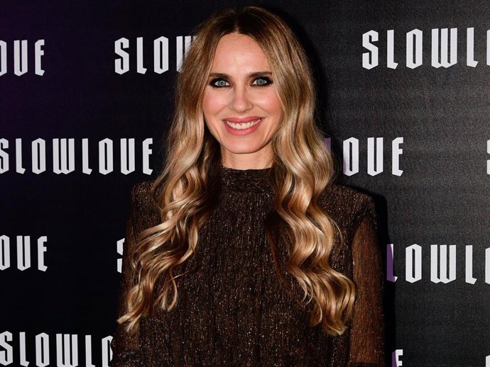 Vanesa Romero durante la presentación de la nueva colección de la firma Slow Love