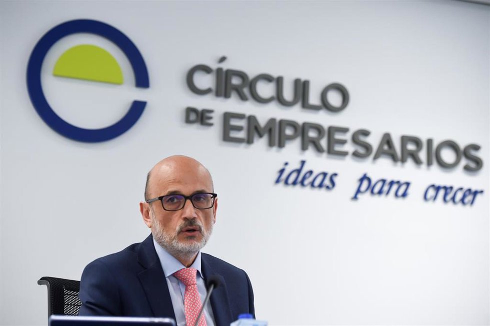 Archivo - El presidente del Círculo de Empresarios, Manuel Pérez-Sala, a 11 de noviembre de 2021, en Madrid, (España). 