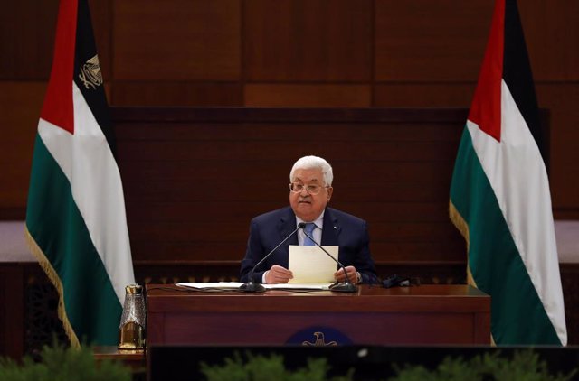 Archivo - Mahmud Abbas, presidente de la Autoridad Palestina