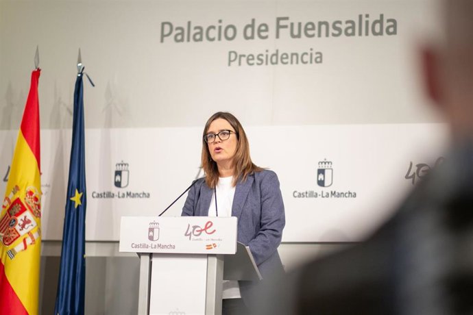 La portavoz del Ejecutivo regional, Esther Padilla.