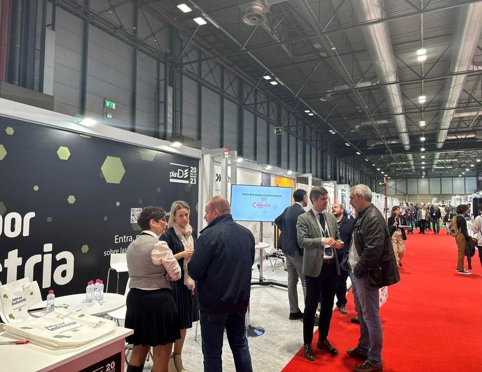 Estand de la Diputación de Jaén en la XV Feria MetalMadrid.