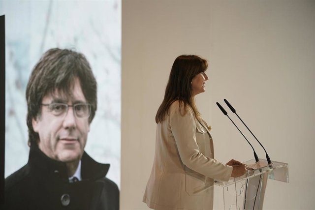 Archivo - La secretaria general de Junts, Laura Borràs