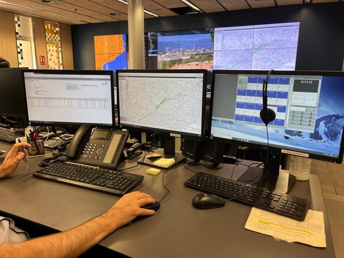 Archivo - Centre de control de Protecció Civil