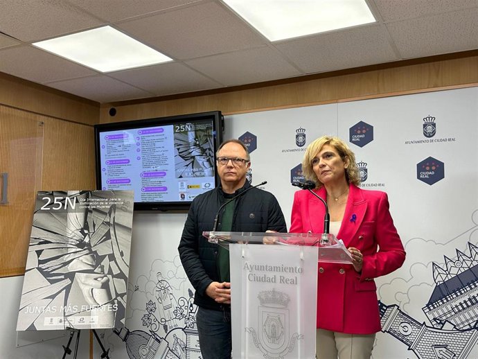 Presentación de las actividades organizadas por el Ayuntamiento de Ciudad Real con motivo del 25-N
