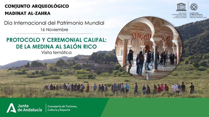 Imagen promocional de la actividad programada en Medina Azahara.