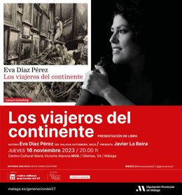 Cartel anunciador de la presentación.