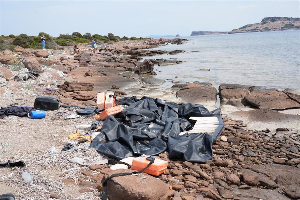 Patera en Lesbos