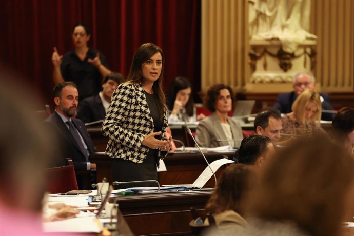 La diputada de Vox Idoia Ribas.