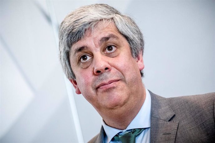 Archivo - FILED - 04 June 2018, Berlin: Mario Centeno, Portuguese Finance Minister and President of the Euro Group, recorded after a closed session on the modernisation of the SPD parliamentary group. EUfinance ministers will take another stab on Thurs