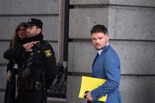 El portavoz de ERC en el Congreso, Gabriel Rufián.