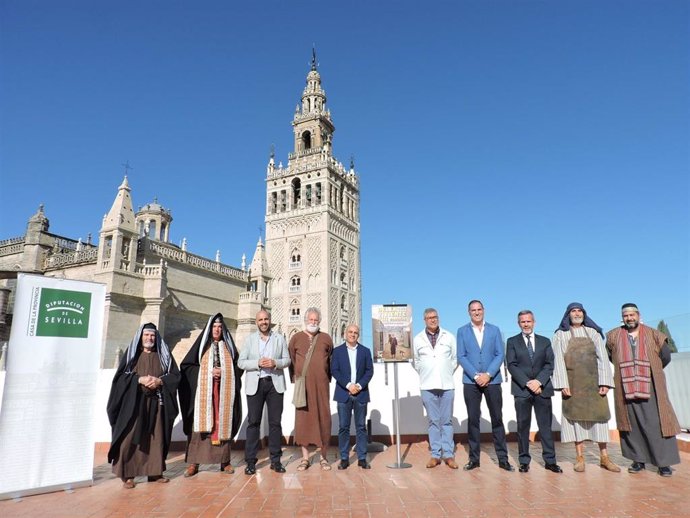 Presentación del Belén Viviente de Sanlúcar la Mayor en la Casa de la Provincia de Sevilla.