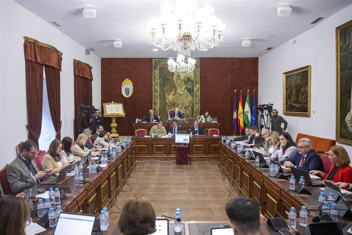 Celebración del Pleno ordinario de la Diputación de Córdoba correspondiente al mes de noviembre.
