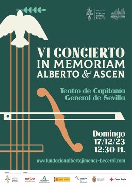 Cartel anunciador del concierto In Memoriam Alberto y Ascen.