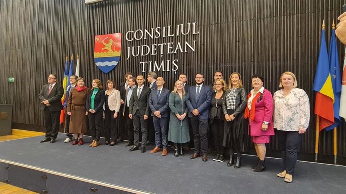 La diputada de Turismo de la Diputación de Cáceres, Elisabeth martín, participa en Timisoara (Rumanía) en el encuentro anual de la Red Partenalia