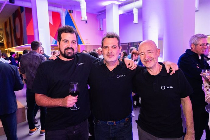 Lucas Varela, Pedro Castillo y Pedro Tortosa, fundadores Onum.