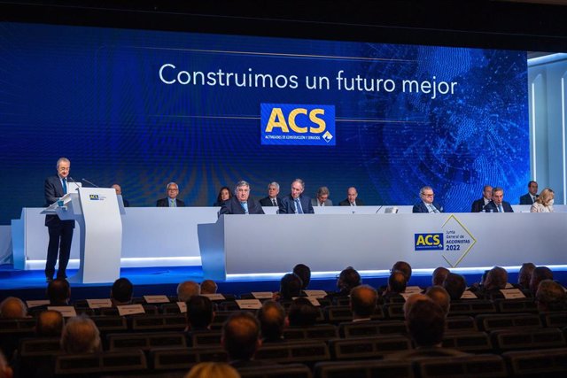 Archivo - Junta general de accionistas de ACS de 2022