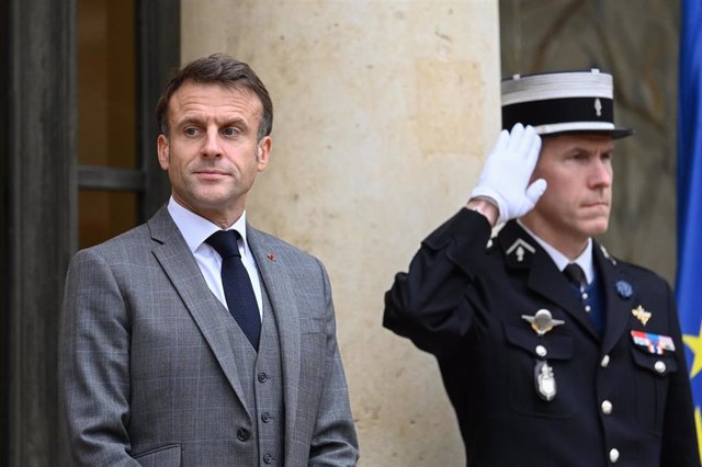 El presidente francés, Emmanuel Macron 