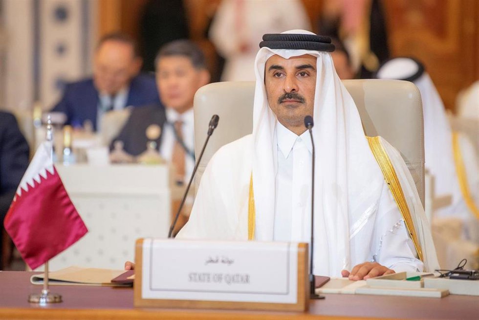 El emir de Qatar, Tamim bin Hamad Al Thani