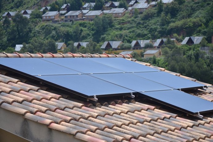 Archivo - Imatge d'una installació residencial de Solarprofit