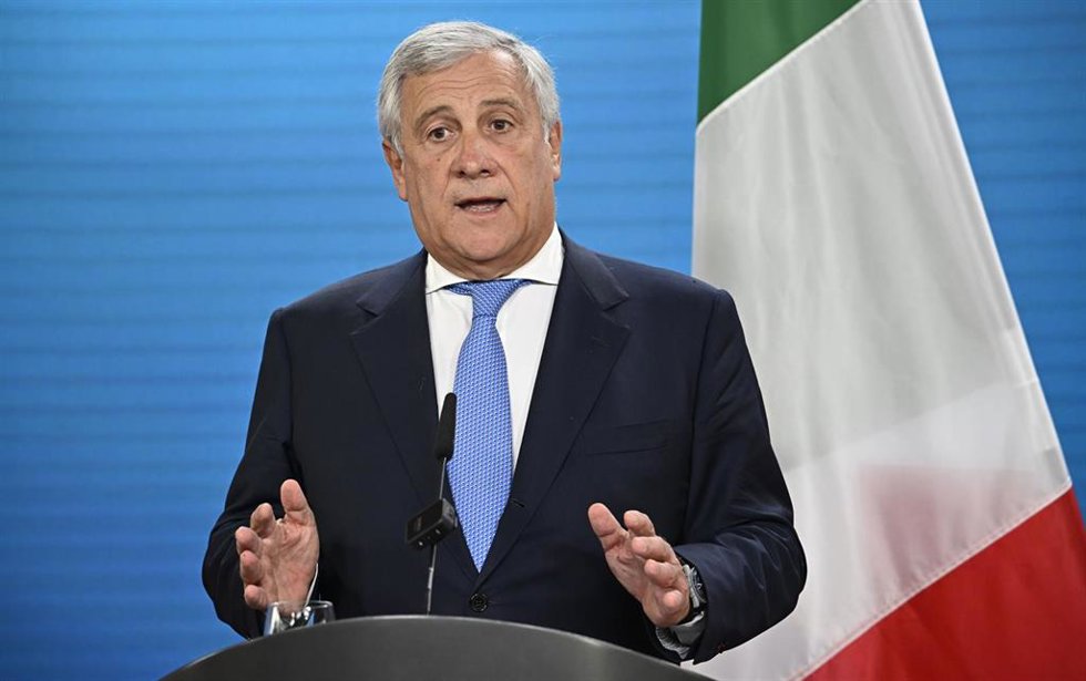Archivo - El ministro de Exteriores italiano, Antonio Tajani
