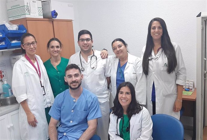 Profesionales de la Unidad de Neumología del Hospital Infanta Elena de Huelva.