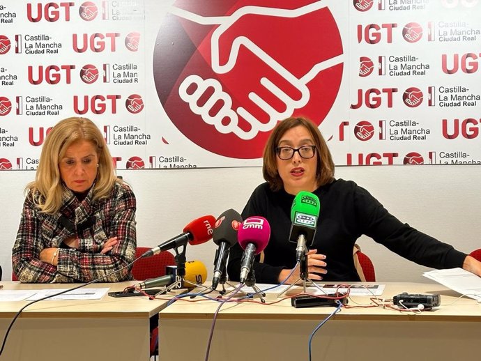 La secretaria general de UGT en la provincia de Ciudad Real, Alfonsi Álvarez.