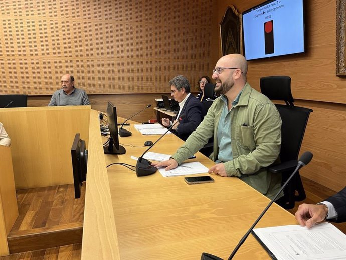 El alcalde de El Puerto, Germán Beardo, en el Pleno de este jueves.