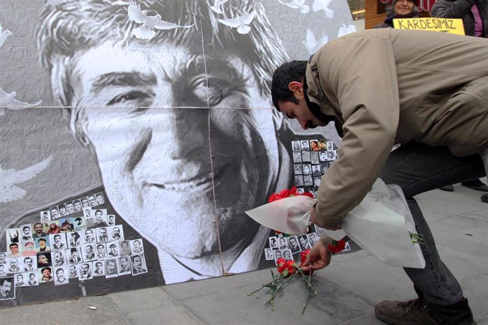 Archivo - Acto en 2015 en recuerdo del periodista turco-armenio Hrant Dink, asesinado en 2007 en Turquía