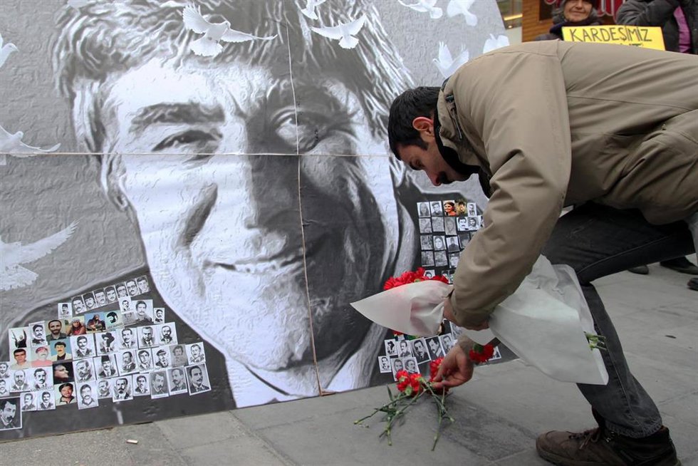 Archivo - Acto en 2015 en recuerdo del periodista turco-armenio Hrant Dink, asesinado en 2007 en Turquía