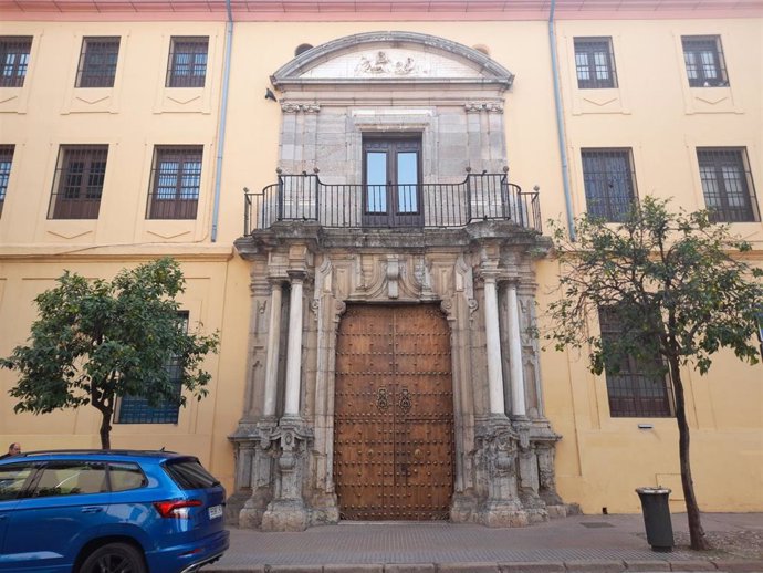 Fachada del Seminario de San Pelagio en Córdoba.