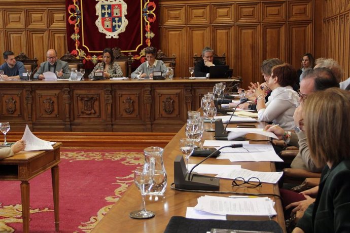 Pleno del Ayuntamiento de Palencia.