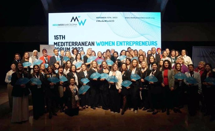 Las participantes del 15 Foro de Mujeres Empresarias del Mediterráneo