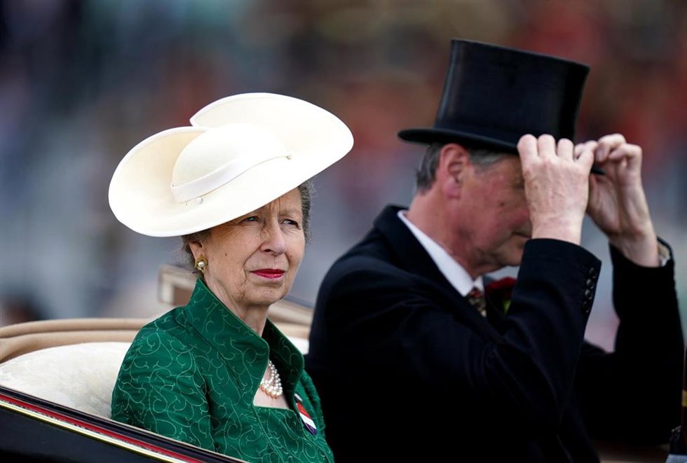 Archivo - La princesa Ana de Inglaterra