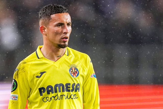 Archivo - Yeremi Pino of Villarreal during the UEFA Europa Conference League, Round of 16, 1st leg football match between RSC Anderlecht and Villarreal CF on March 9, 2023 at the Lotto Park Stadium in Brussels, Belgium - Photo Joris Verwijst / Orange Pict
