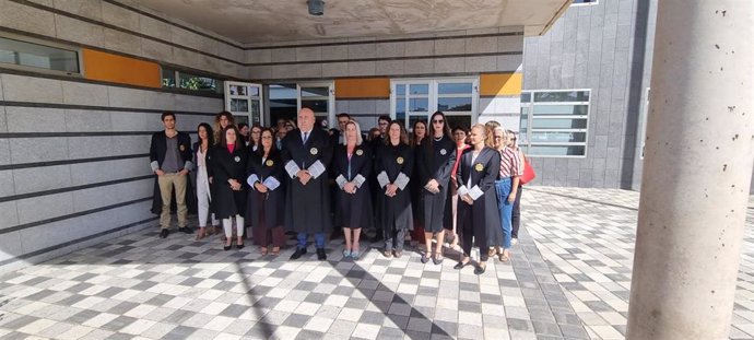 Concentración en el partido judicial de Arona, en Tenerife