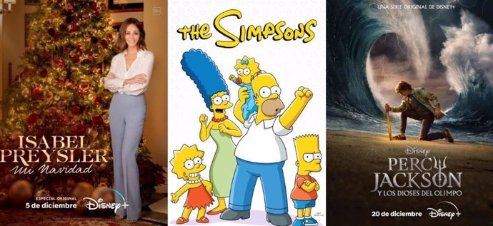 Isabel Preysler, los Simpson y Percy Jackson entre los estrenos de la programación navideña de Disney+
