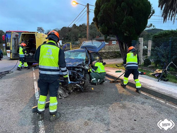 Accidente de tráfico en Corvera.