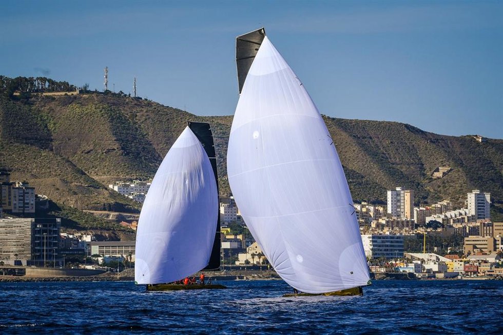 Archivo - La flota de SSL47 en el campo de regatas de Las Palmas.