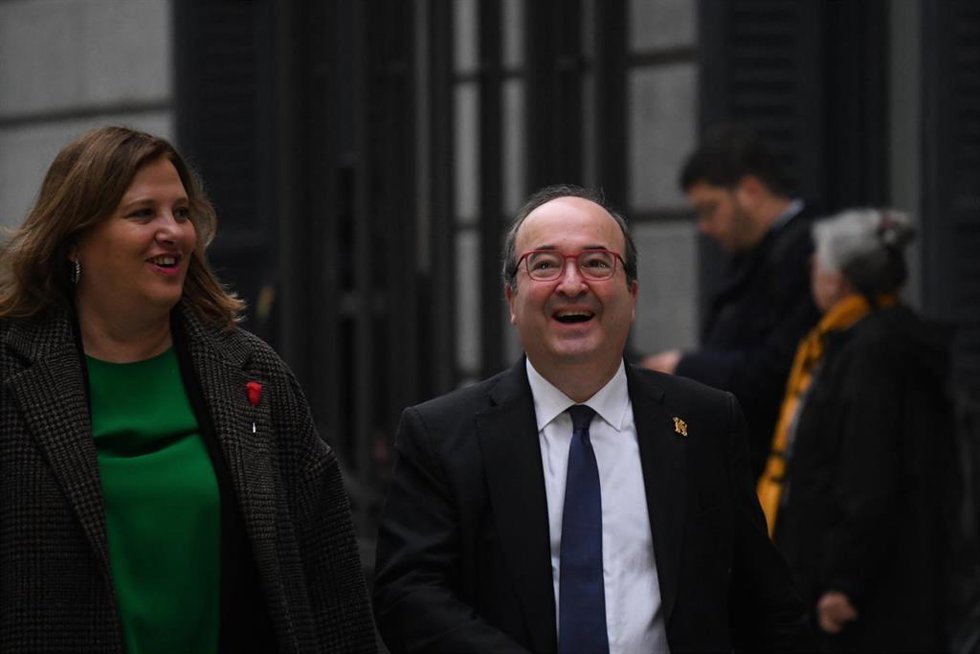 El ministro de Cultura y Deporte en funciones, Miquel Iceta